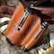 1791 Everyday Carry Leather Pocket Tool Pouch for Multitool, Pen / Pen Light, Cash / Cards for Pocket Carry WEB-PK-DUO-CHN-A - alternate 6